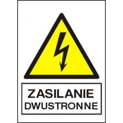 EG-tablice magnetyczna „ZASILANIE DWUSTRONNE”